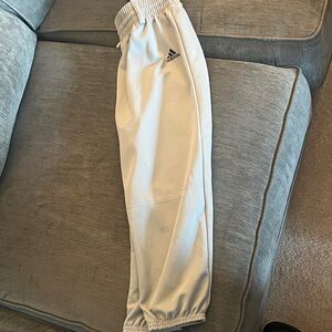 Adidas Kids baseball pants and gray